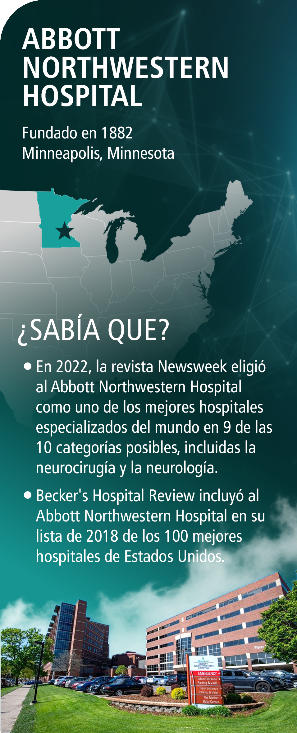 Allina Health Abbott Northwestern Hospital is a top hospital in the U.S.