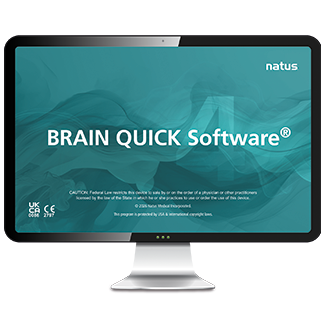 BRAIN QUICK Software screen